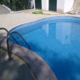 Elbe zwembadfolie SUPRA bedrukte marmer blauw