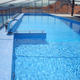 Elbe zwembadfolie SUPRA bedrukte mozaïek blauw