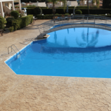 Elbe zwembadfolie SUPRA bedrukte mozaïek blauw