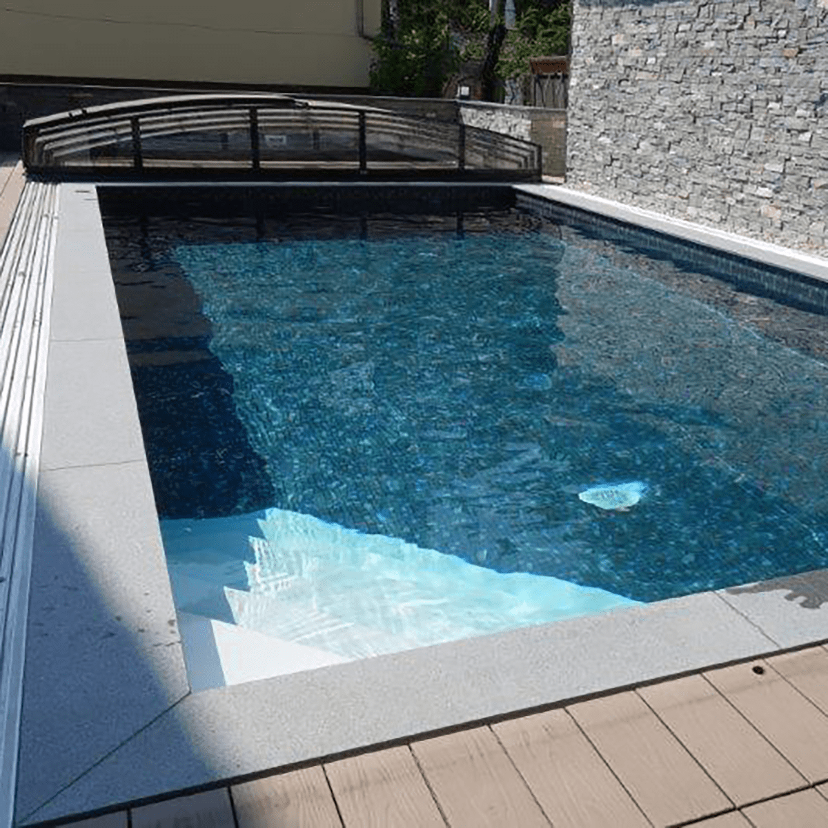 Elbe zwembadfolie SUPRA PEARL silver black