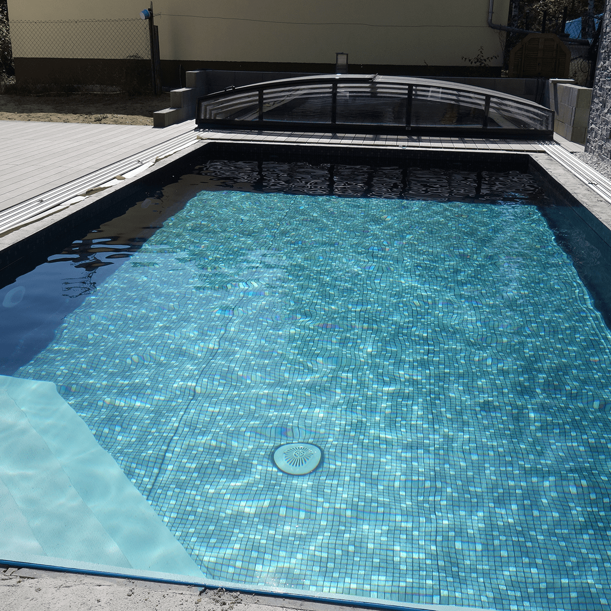 Elbe zwembadfolie SUPRA PEARL silver black