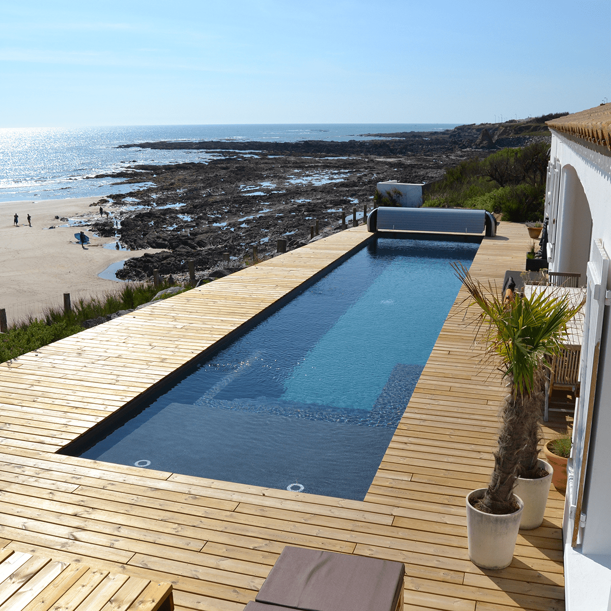 Elbe zwembadfolie SUPRA antraciet