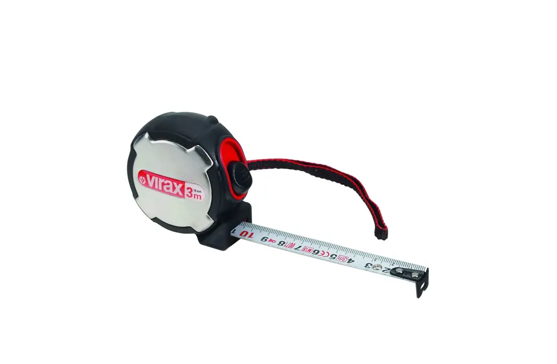 Virax rolmeter met nauwkeurige schaalverdeling