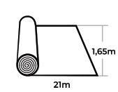 Alkorplan gewapende folie touch