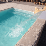 Elbe zwembadfolie classic wit