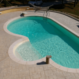 Elbe zwembadfolie classic zand