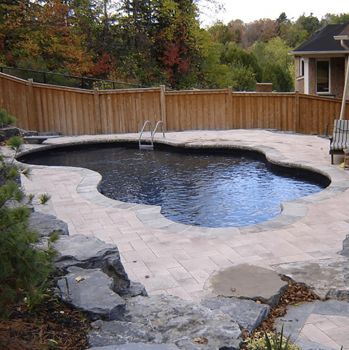 Elbe zwembadfolie classic zwart