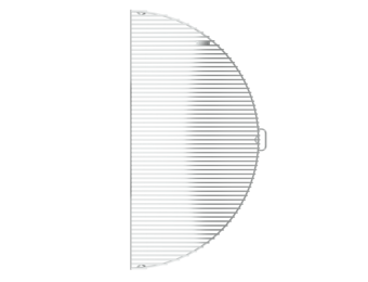 Bonfue Bongrill - Rond Grill rooster halve cirkel