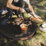 Bonfue Bongrill - Rond Grill rooster halve cirkel