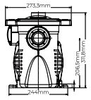 Hayward K-Flo VSTD Frequentiegeregelde Zwembadpomp
