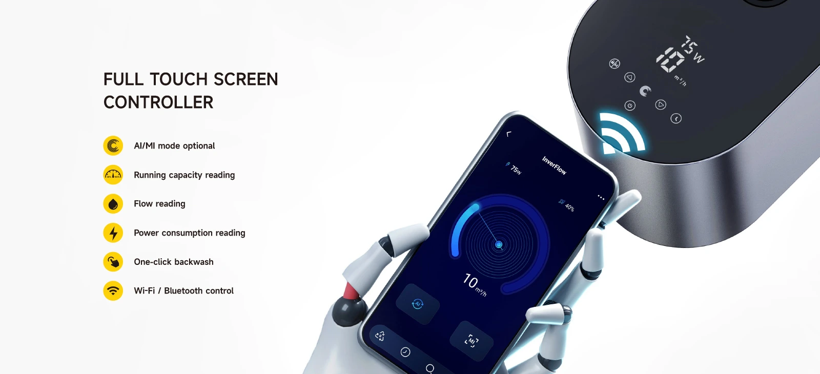 InverMaster Frequentiegeregelde zwembadpomp