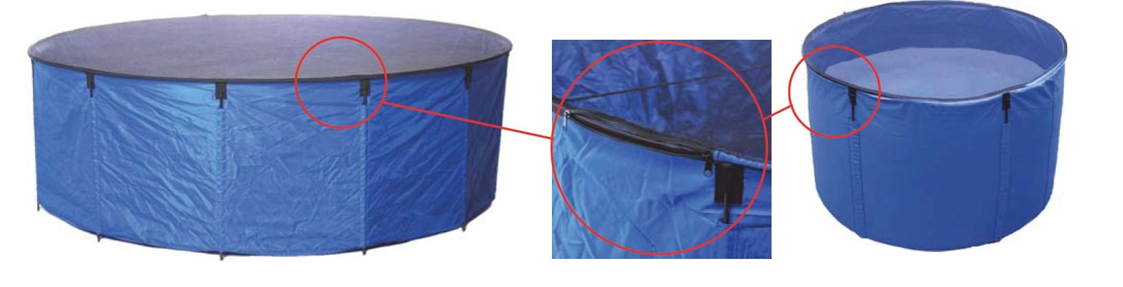 Aquaforte flexibele koi bowl - diverse maten