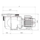 Pentair superflo single speed pomp