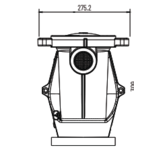 Pentair Whisperflo single speed pomp