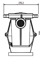 Pentair Whisperflo single speed pomp