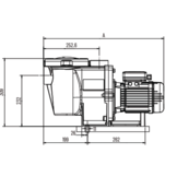Pentair Whisperflo single speed pomp