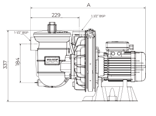 Pentair Speciale serie La Sta-Rite single speed pomp