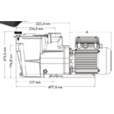 Hayward Super Pump single speed pomp