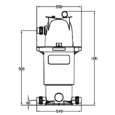 Multicyclone filtersysteem Duo