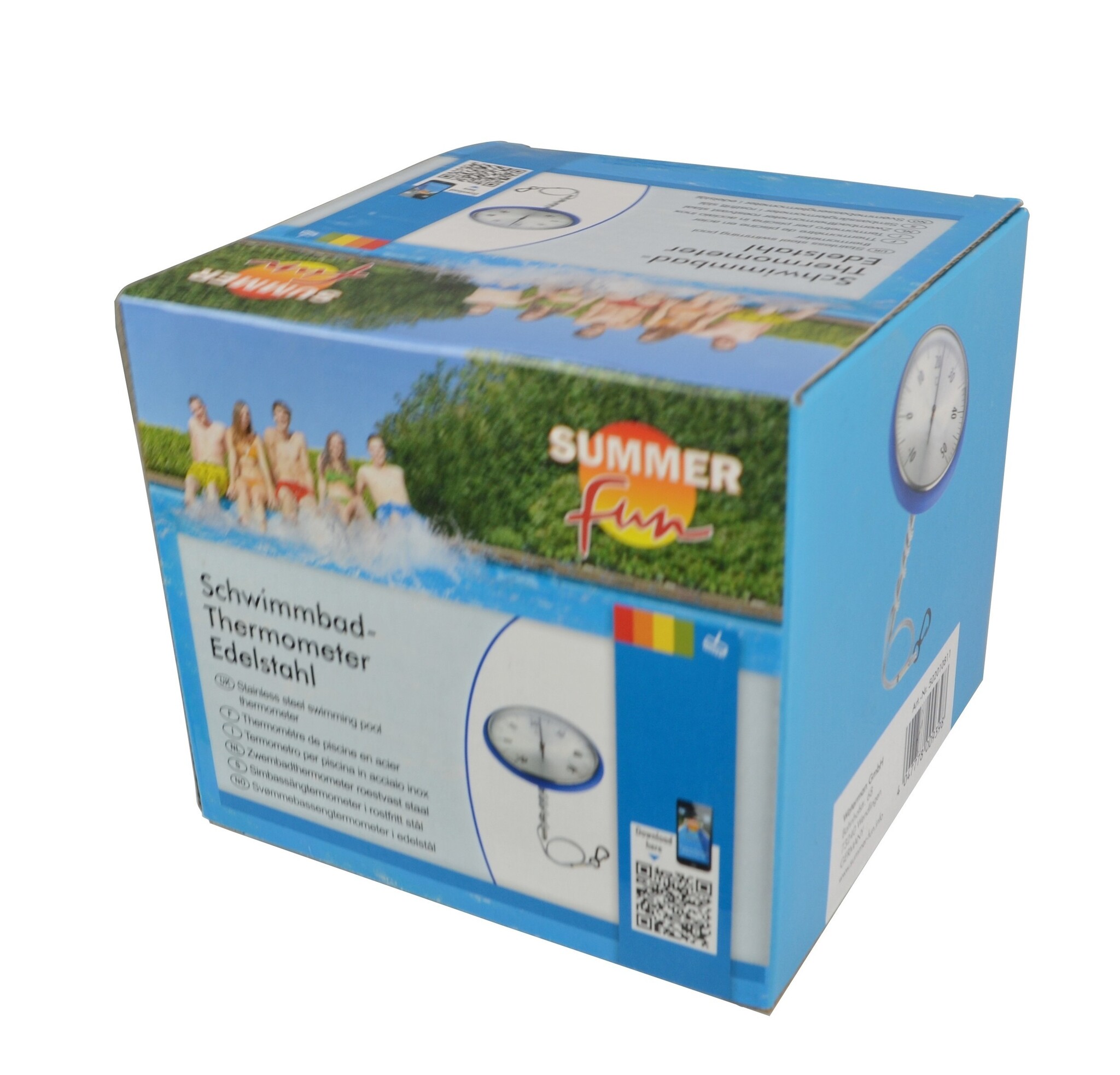 Summer fun thermometer boei rvs