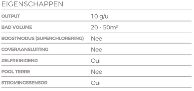 Poolstyle SSC Nano Salt zoutelektrolyse apparaat (10g/u - 50m³)