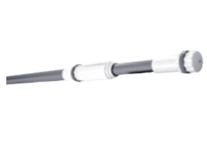 Kokido telescoopstang 2-delig 2,4 tot 4,8m met power grip