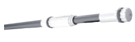 Kokido telescoopstang 2-delig 2,4 tot 4,8m met power grip