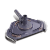 Poolstyle bodemzuiger met zijborstels