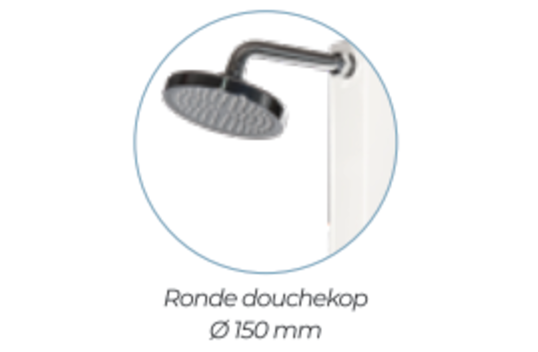 CRM douche Zonne-energie wit