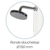 CRM douche Zonne-energie wit