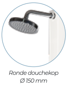 CRM douche Zonne-energie wit