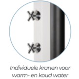 CRM douche Zonne-energie wit