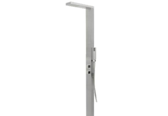 CRM douche standaard RVS