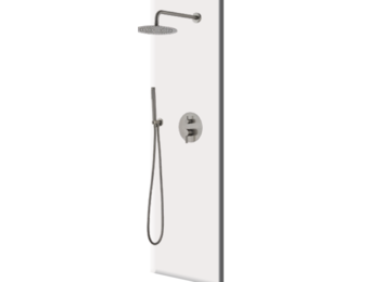 CRM wandmontage douche zwart