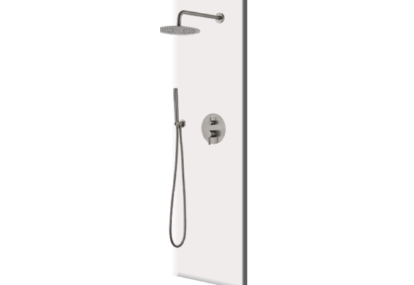 CRM wandmontage douche zwart