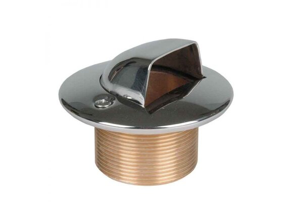 Hugo Lahme RVS inlaatschelp voor beton- en prefabbaden