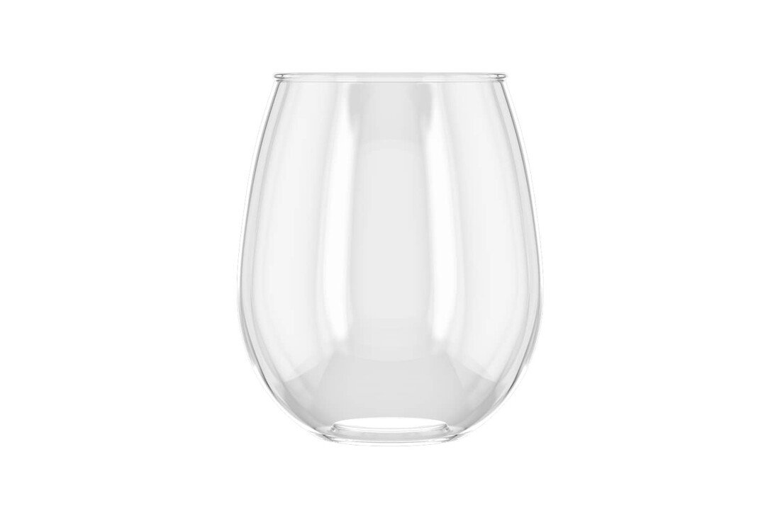 HappyGlass Tik Tucker Waterglas - Set van 4 Kunststof Glazen 400ml