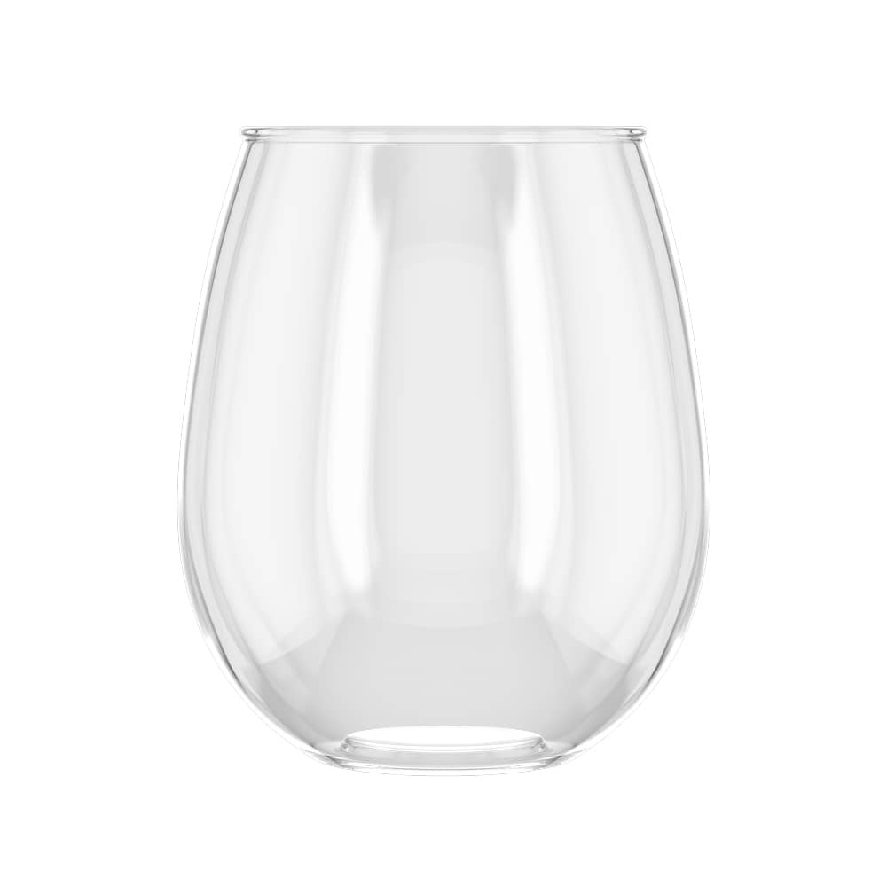 HappyGlass Kunststof Water of Wijn Glas 400ml - 4 stuks