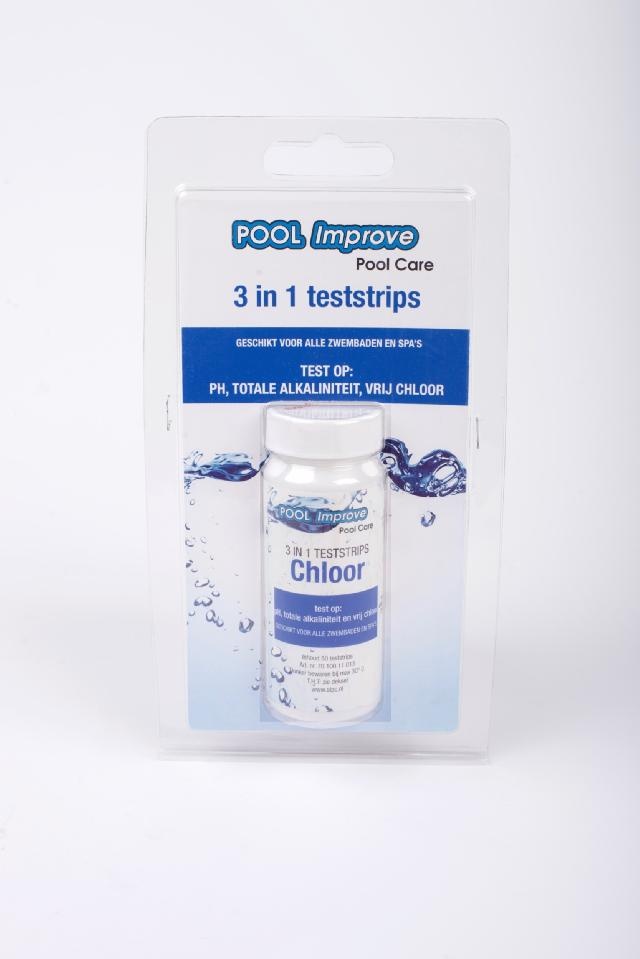 Pool improve teststrips 3 in 1 - 50st