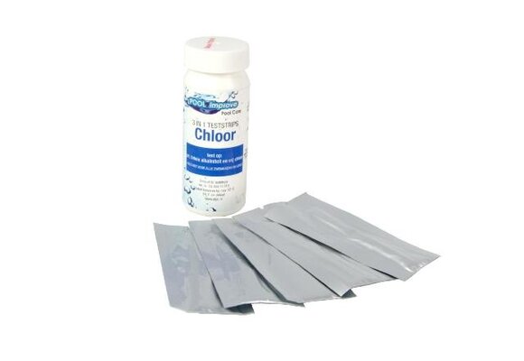 Pool improve teststrips 3 in 1