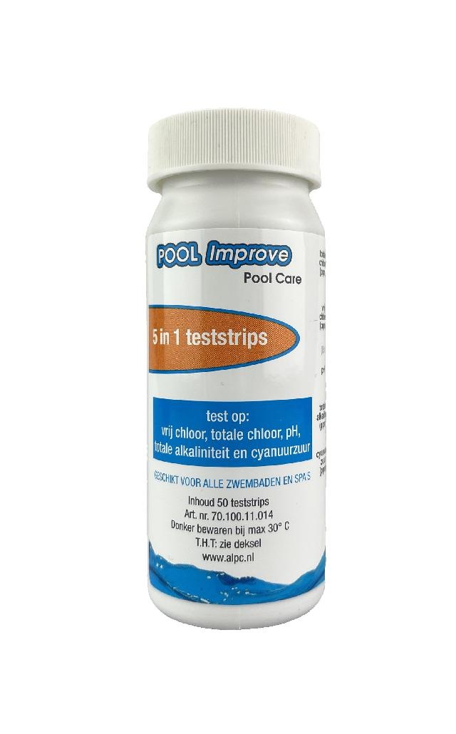 Pool improve teststrips 5 in 1 - 50st
