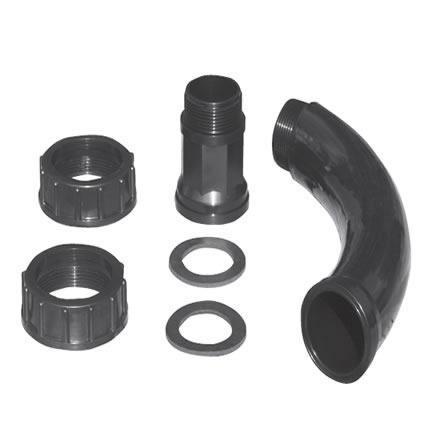 Lacron en Starline Koppel Set Voor Zandfilter naar 6-Weg Klep 18"en 24" - voor 2004