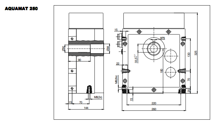 Aquadeck Roldeck Motor Aquamat 250 Nm