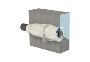 Duravision Vision wanddoorvoer LED 1½” binnendraad voor folie- en betonbaden