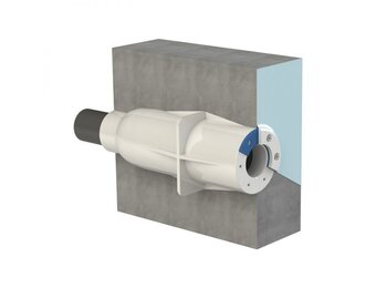 Duravision Vision wanddoorvoer LED 1½” binnendraad voor folie- en betonbaden