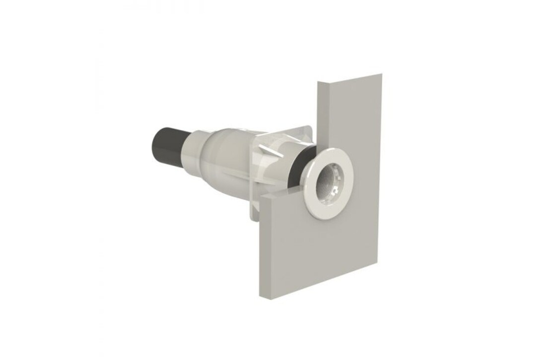 Duravision Vision wanddoorvoer LED 2” binnendraad, ø 50/63 mm