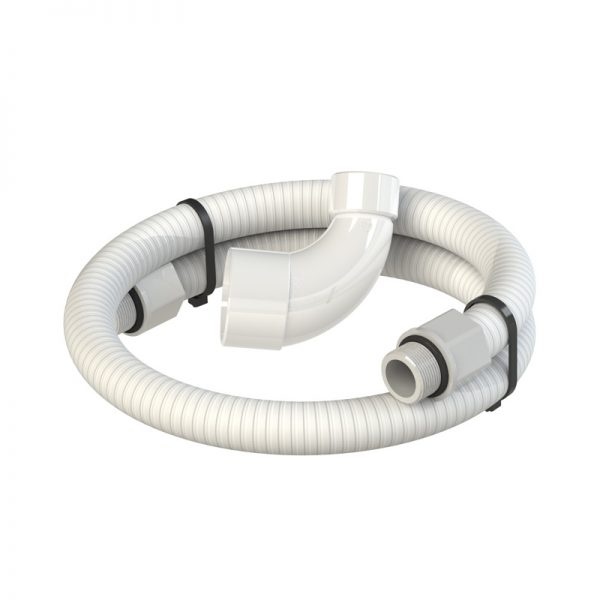 Duravision Vision LED flexible buis met knie tbv. 1½” & 2” wanddoorvoeren