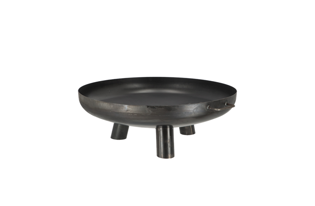 Fancy Flames Ronde Vuurschaal met Handvat en Pootjes