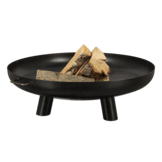 Fancy Flames Ronde Vuurschaal met Handvat en Pootjes