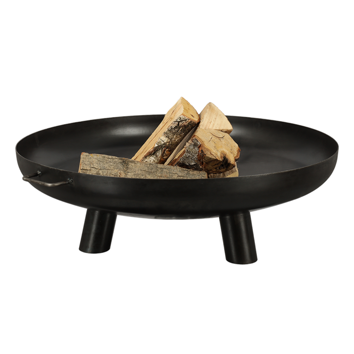 Fancy Flames Ronde Vuurschaal met Handvat en Pootjes